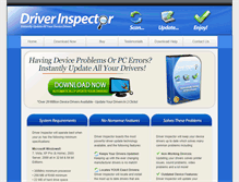 Tablet Screenshot of driverinspector.com